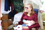 Josephine, unser derzeit jüngstes Mitglied mit Mama