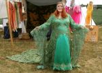 Junge Herrin in Gala